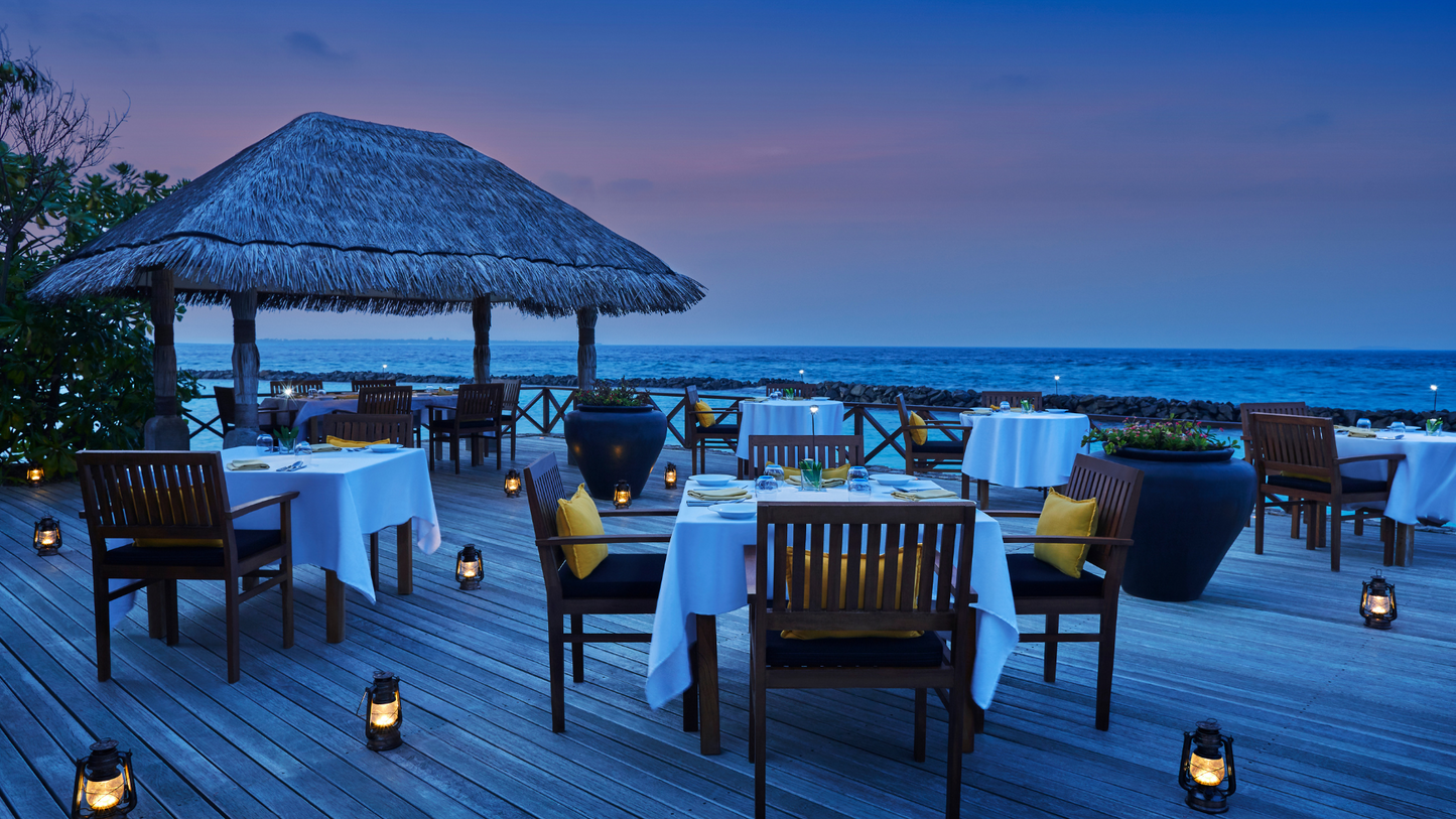 TAJ EXOTICA RESORT & SPA, MALDIVES – 4 NIGHTS & 5 DAYS